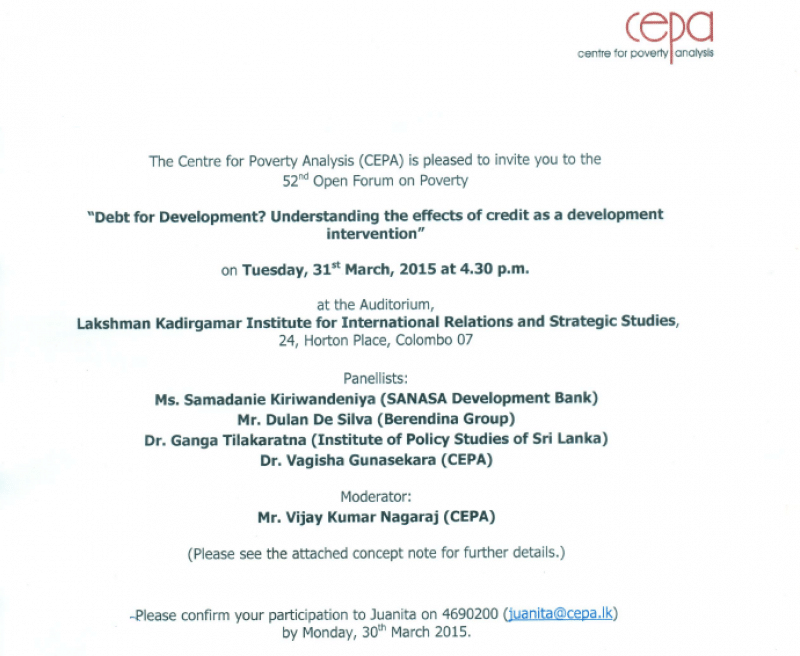 Debt for Development?